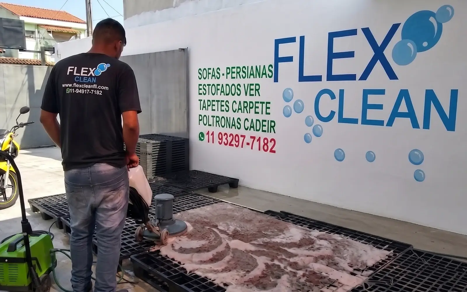 Lavagem profunda na nossa oficina